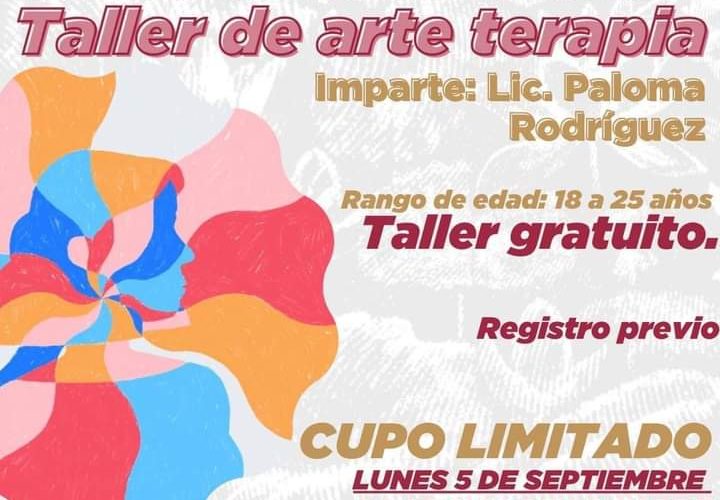 Partirán taller gratuito de arteterapia