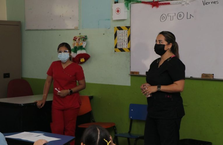 Atiende municipio a más de mil estudiantes con programa “Escuela y Salud”