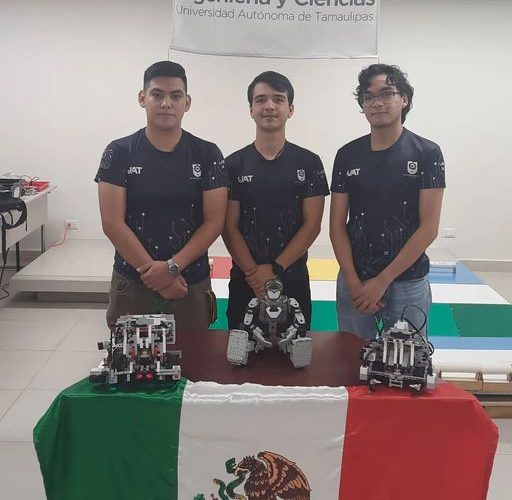 Estudiantes de la UAT representarán a México en torneo latinoamericano de robótica