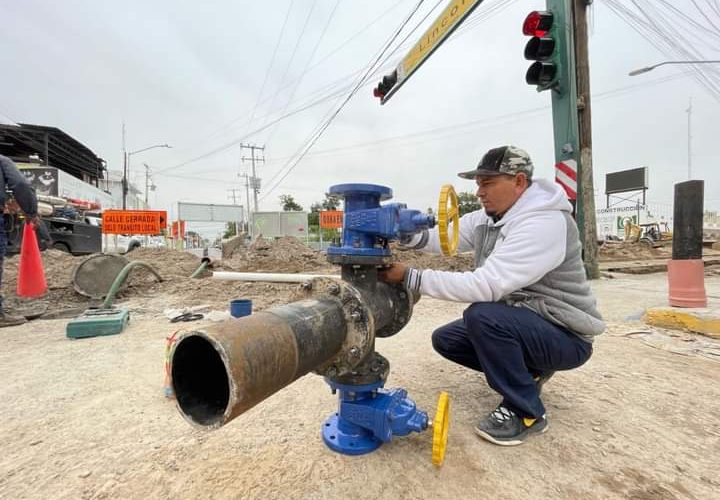 Realiza COMAPA trabajos de mejoramiento en red de agua potable