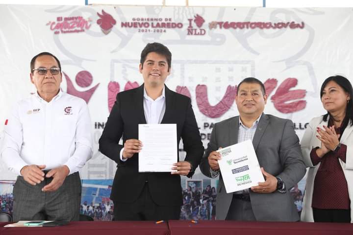 IMJUVE y TecMilenio firman convenio para la educación de los jóvenes de Nuevo Laredo