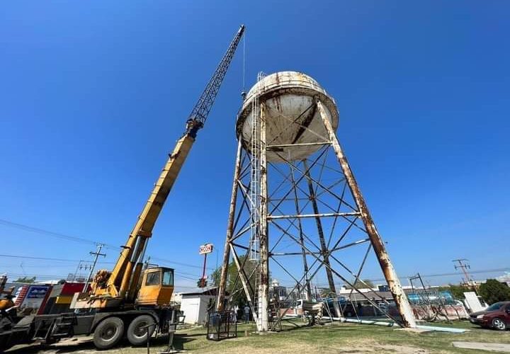 Analizan daños en tanque elevado “Buena Vista” para su rehabilitación