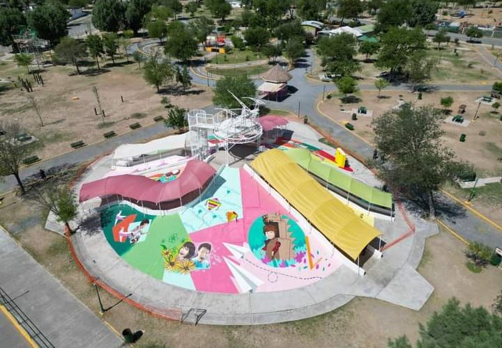 Finalizan trabajos de mural en resbaladero del Parque Viveros