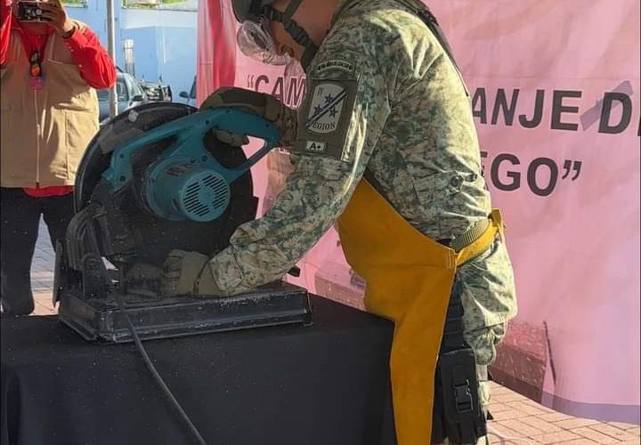 Gobierno Municipal y SEDENA reactivan la campaña de canje de armas y cartuchos