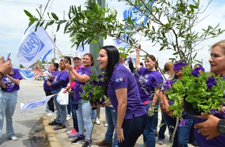 Se compromete Yahleel Abdala a reforestar Nuevo Laredo