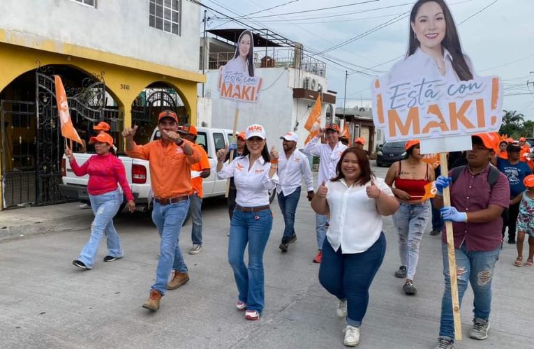 Sigue “Maki” González von su intensa campaña por la alcaldía