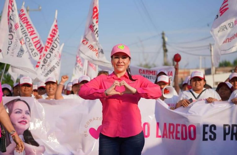 Fortalece Carmen Lilia Canturosas sinergia con ciudadanos e iniciativa privada en segunda semana de campaña