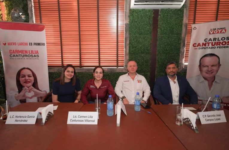 Impulsará Carmen Lilia Canturosas desarrollo de Nuevo Laredo de la mano con Colegio de Contadores Públicos