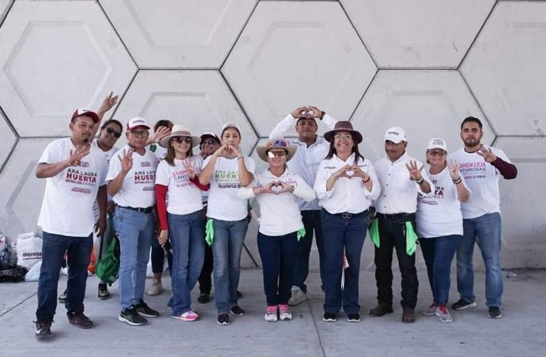 Ratifica ciudadanía apoyo hacia Ana Laura Huerta