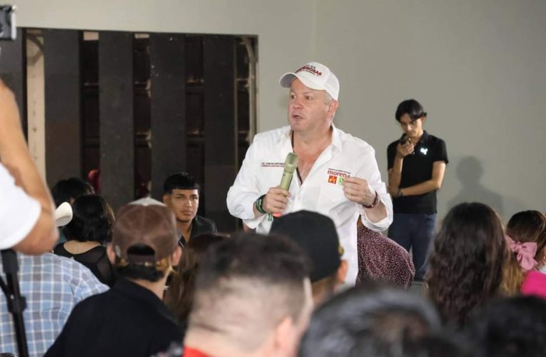 Respalda juventud neolaredense proyecto legislativo de Carlos Canturosas