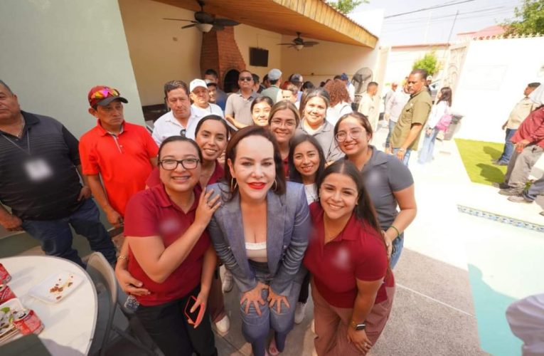 Refrendan compromiso Carmen Lilia Canturosas Villarreal y Sindicato de COMAPA para continuar con la transformación de Nuevo Laredo