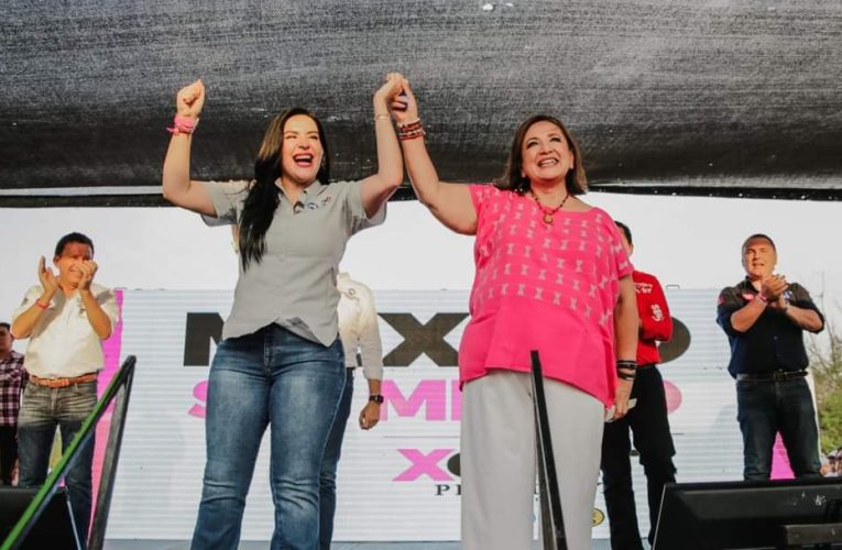 Xóchitl Gálvez y Yahleel Abdala van por un México próspero, en paz y unido