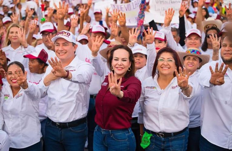 Convoca Carmen Lilia Canturosas a seguir con la transformación y votar por Morena