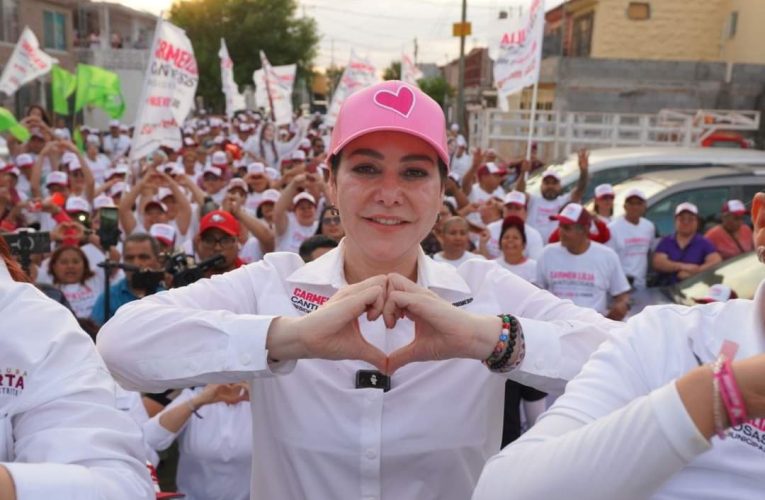 “Ganamos Nuevo Laredo, y este 2 de junio lo vamos a confirmar”: Carmen Lilia Canturosas