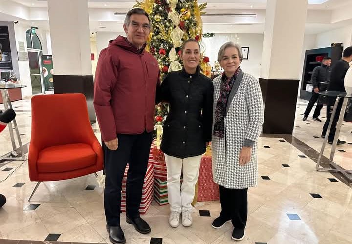 Llega presidenta Claudia Sheinbaum a Nuevo Laredo