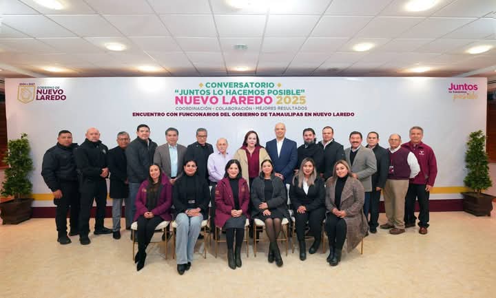 Fortalece alcaldesa Carmen Lilia Canturosas sinergia con gobierno del estado