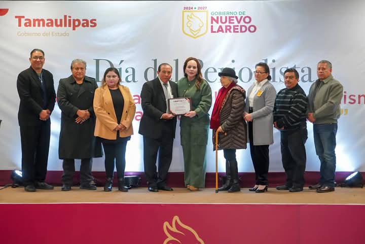 Refrenda alcaldesa Carmen Lilia Canturosas compromiso con la libertad de expresión con periodistas de Nuevo Laredo
