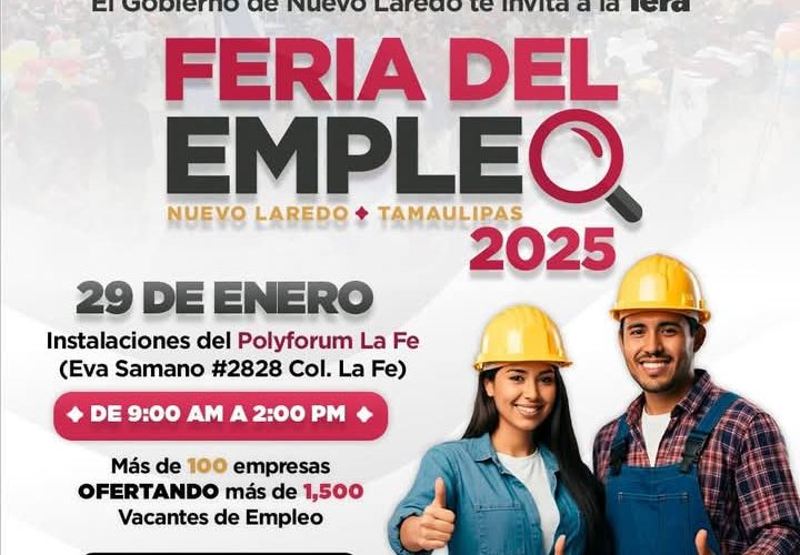 Invitan a Primera Feria del Empleo 2025 del Gobierno Municipal
